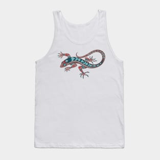 Patterned Lizard Tank Top